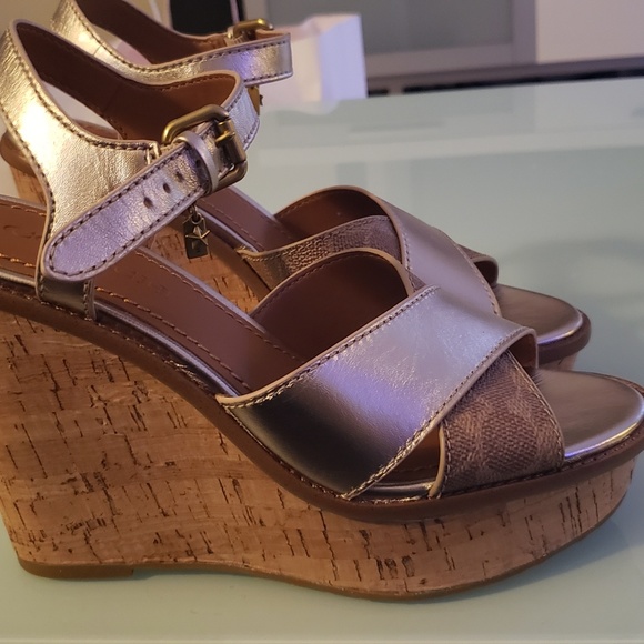 NWT Coach wedges - Picture 1 of 6